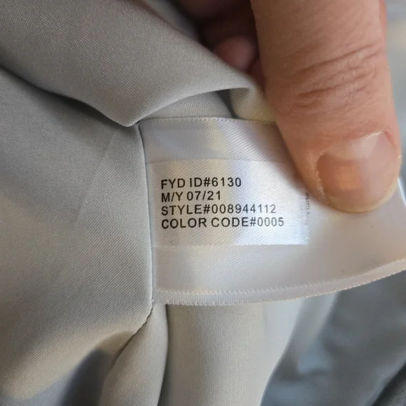 Express Belted Wrap Front Faux Wool Coat Light Gray HAL3 - Picture 8 of 16